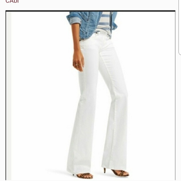 CAbi Denim - Cabi white jeans